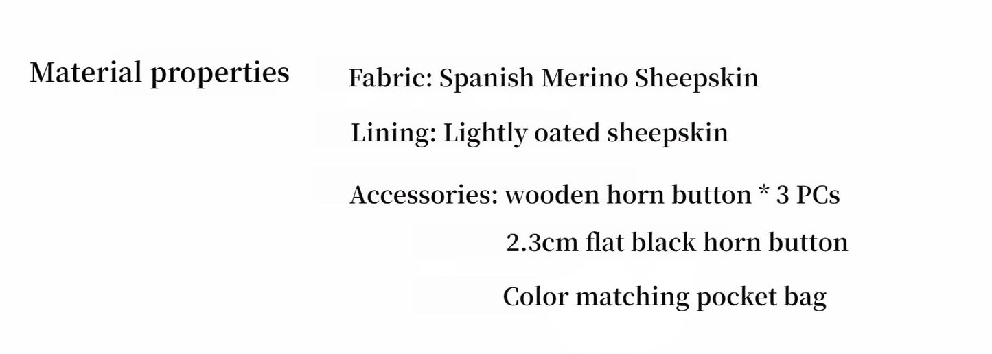 Fireladyfur Long Sheepskin Jacket With Stand Collar