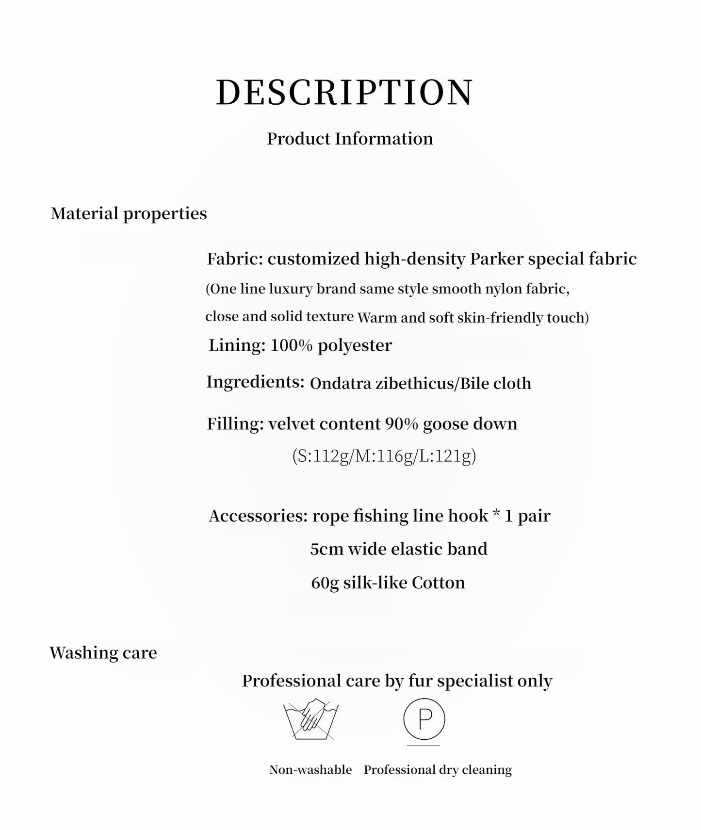 Fireladyfur Women's Short Parka Jacket