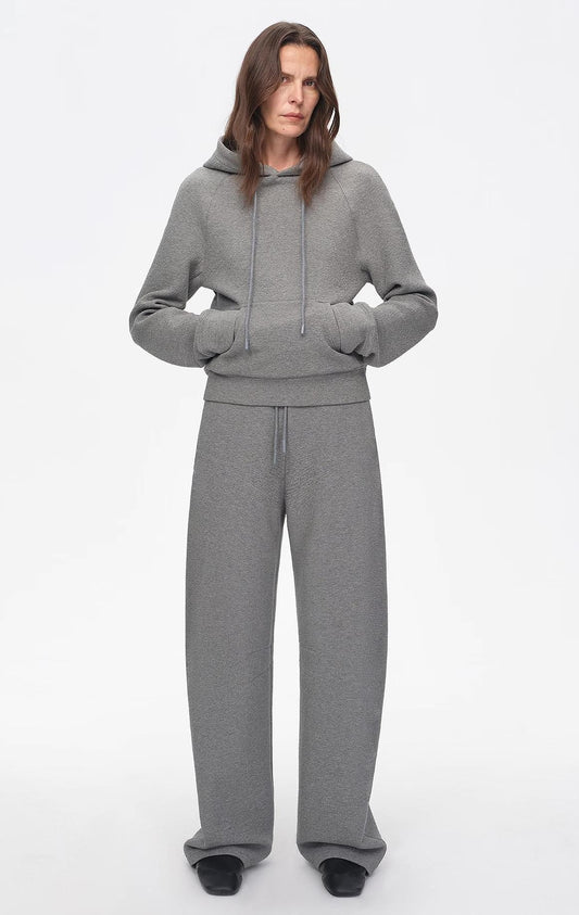 Casual Life Textured Cotton Hoodie