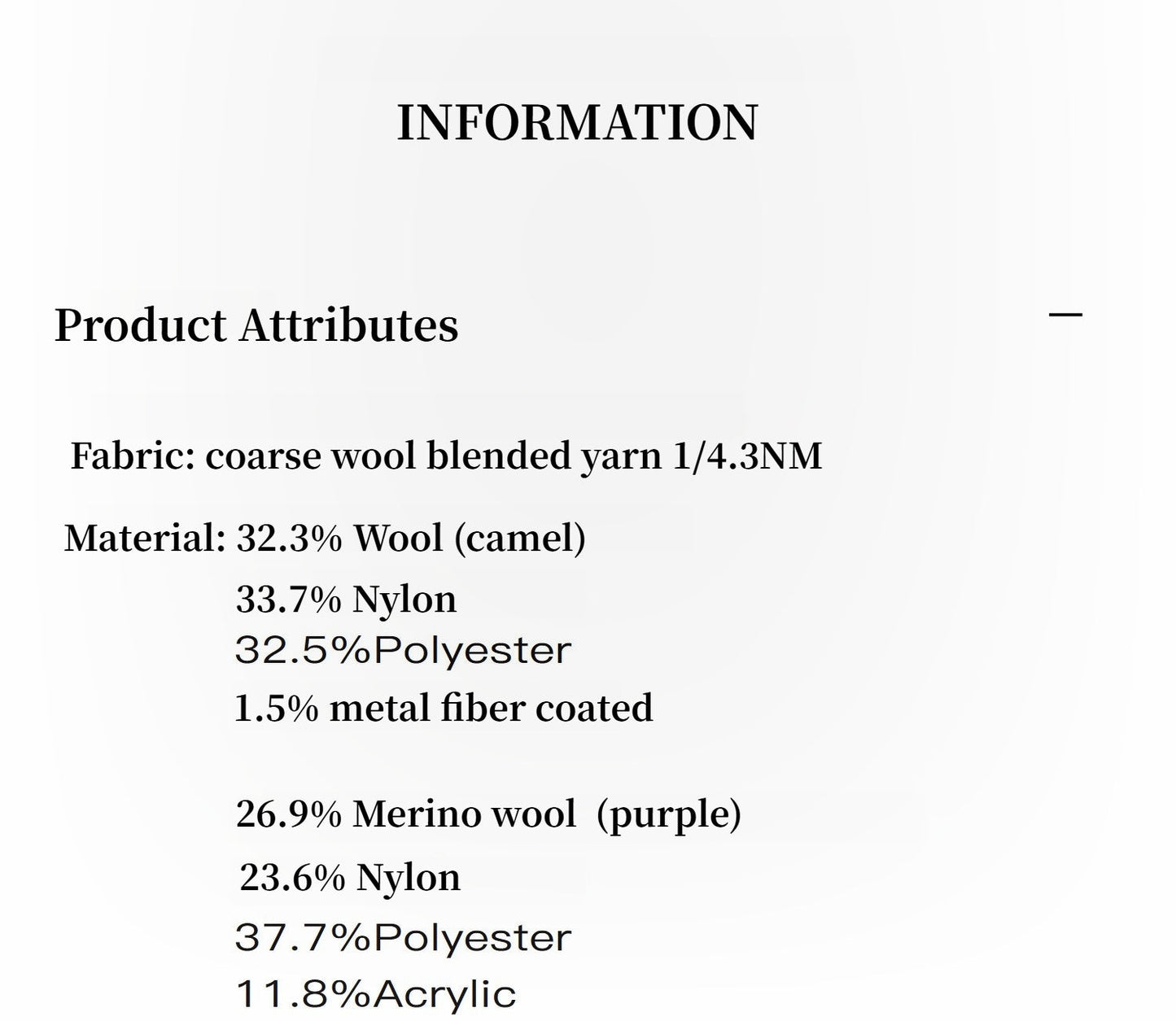 Cable-Cut Round Neck Wool Blend Sweater