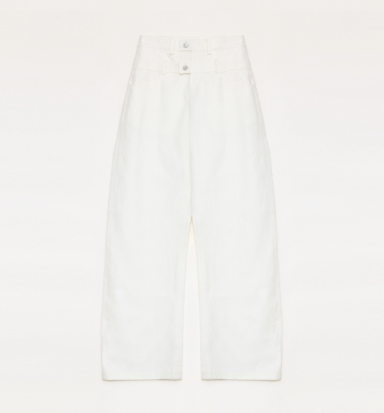 Weiss Love Letter Linen Scimitar Pants