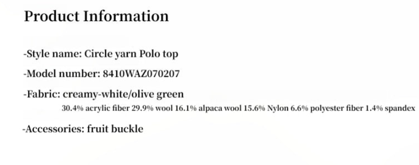 Alpaca Bouclé Polo Sweater – Quiet Luxury Warmth