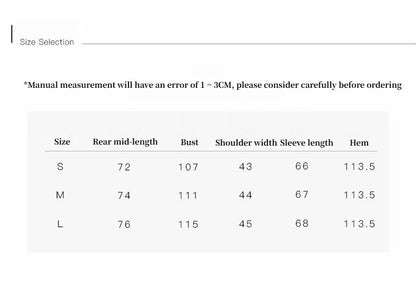 High-End Draped Long Shirt – Elegant Two-Button Straight Fit with Embroidered Cuffs