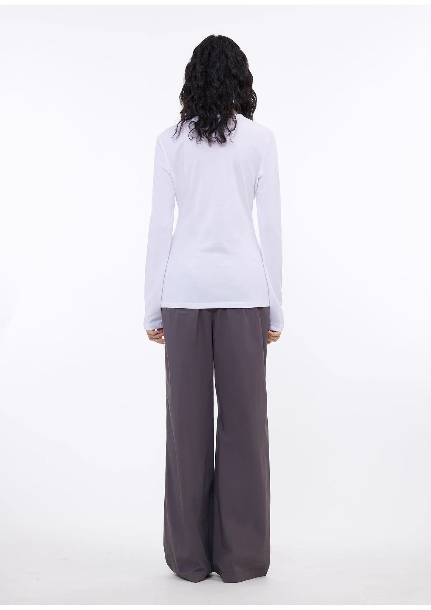 Deconstructed Slim-Fit Long Sleeve T-Shirt