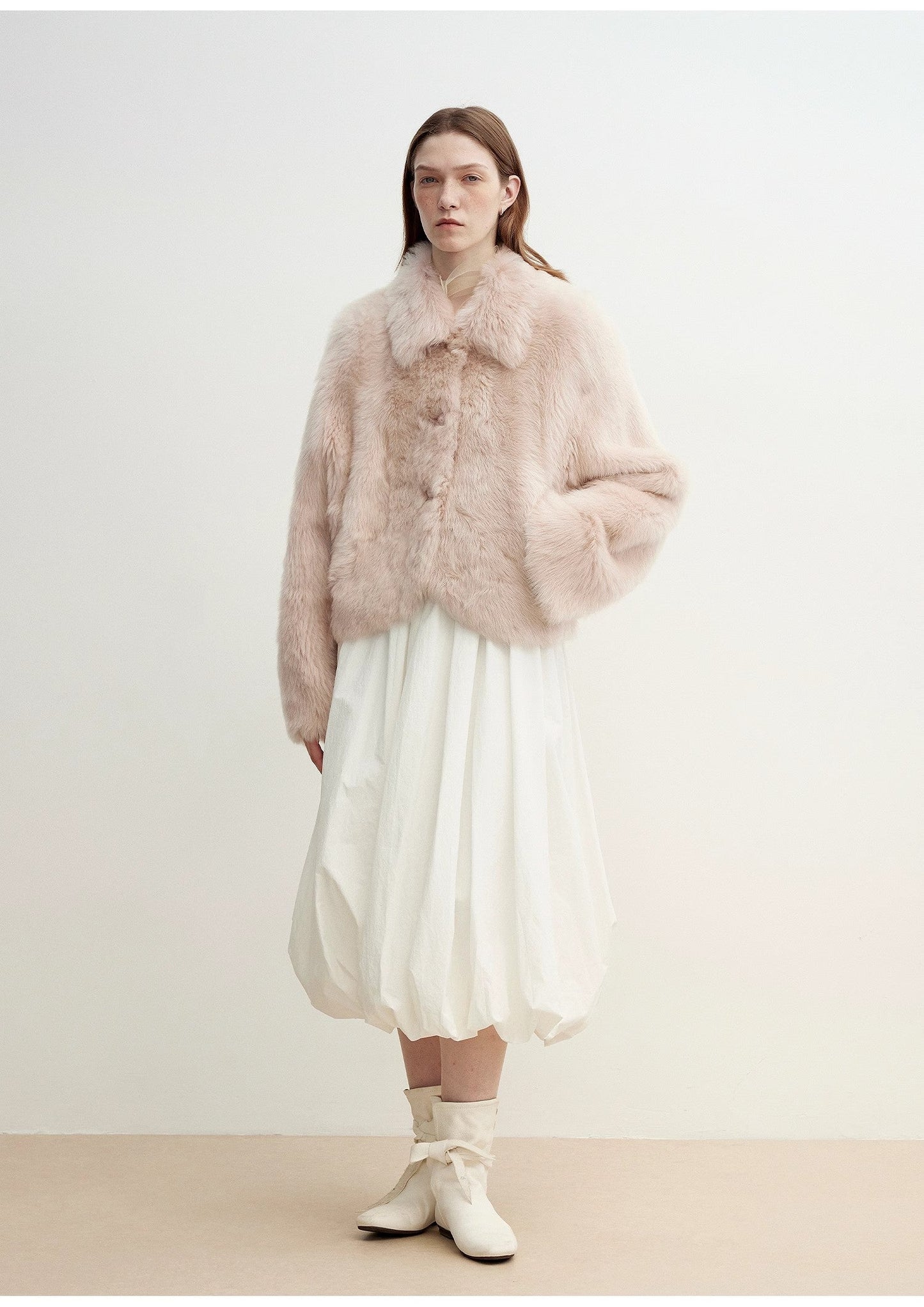 Pink Tuscan Sheepskin Short Jacket – Urban Chic Elegance