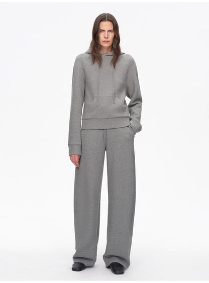 Casual Life Textured Cotton Hoodie