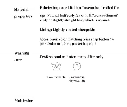 Sea of Love Accompaniment Casual Stand-Up Collar Tuscan Sheepskin