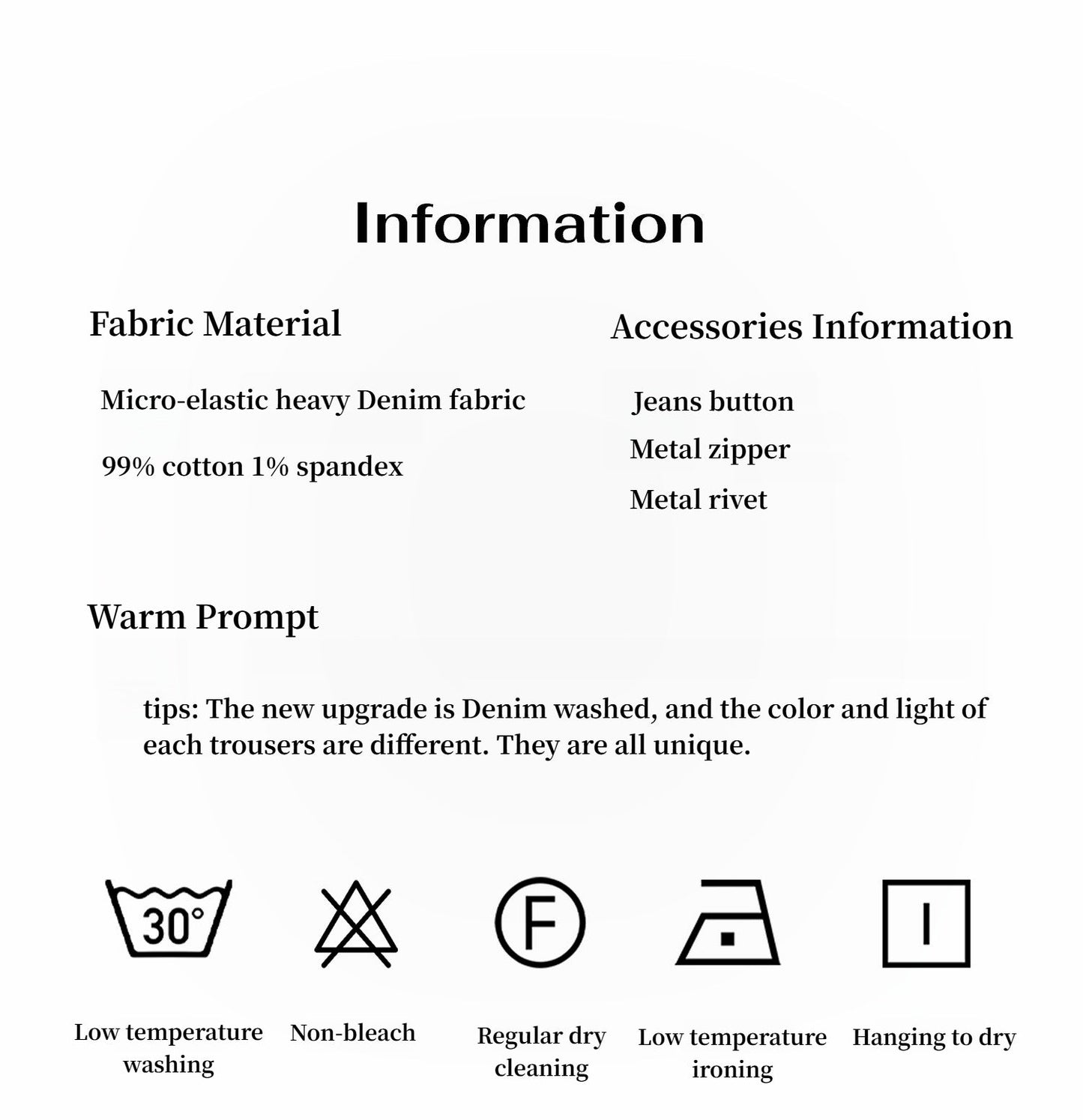 Handmade Whisker Flared Jeans – Spring Blue Wash