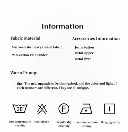 Handmade Whisker Flared Jeans – Spring Blue Wash