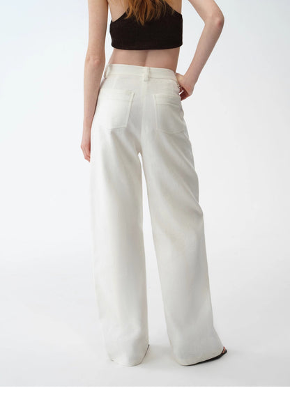 Weiss Love Letter Linen Scimitar Pants