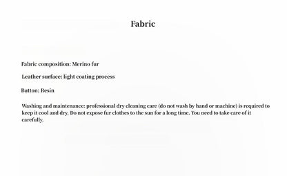 Merino Sheepskin Mid-Length Coat – Timeless Winter Elegance