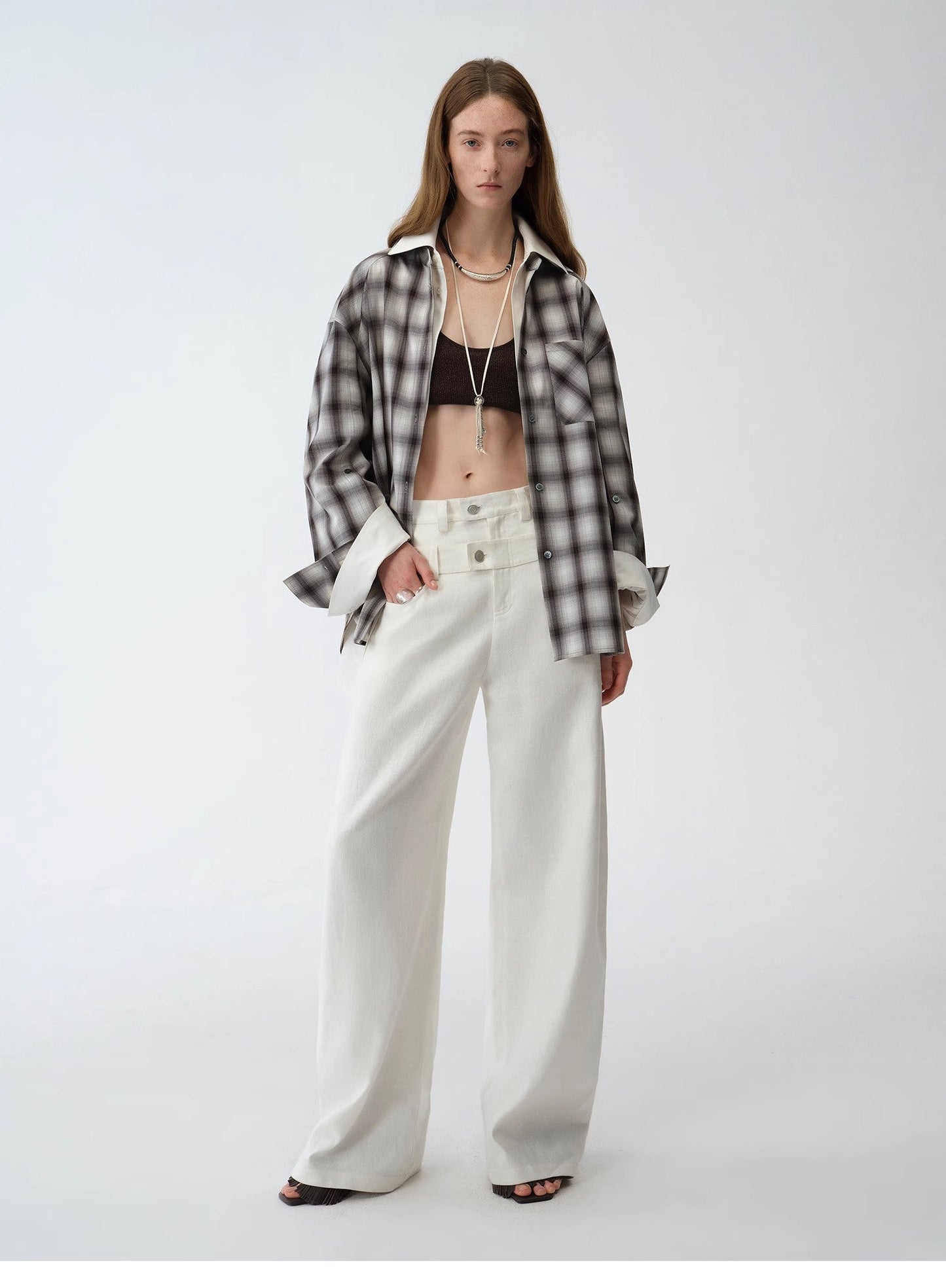 Weiss Love Letter Linen Scimitar Pants