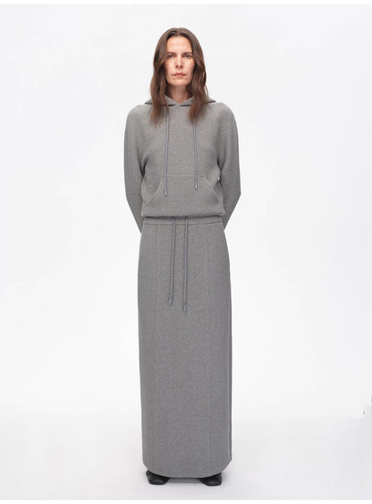 Casual Life Textured Cotton Hoodie