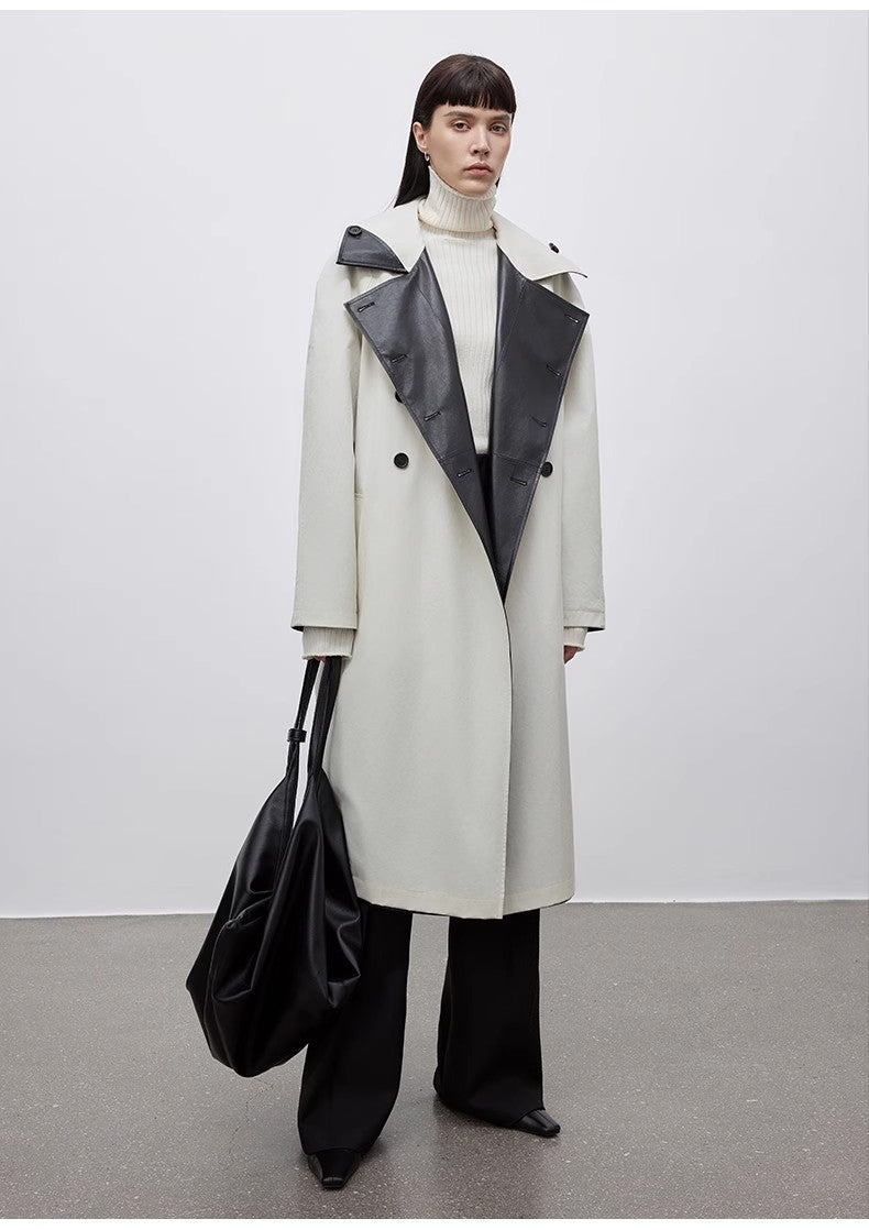 Machine Washable Wool Pile Collar Turtleneck