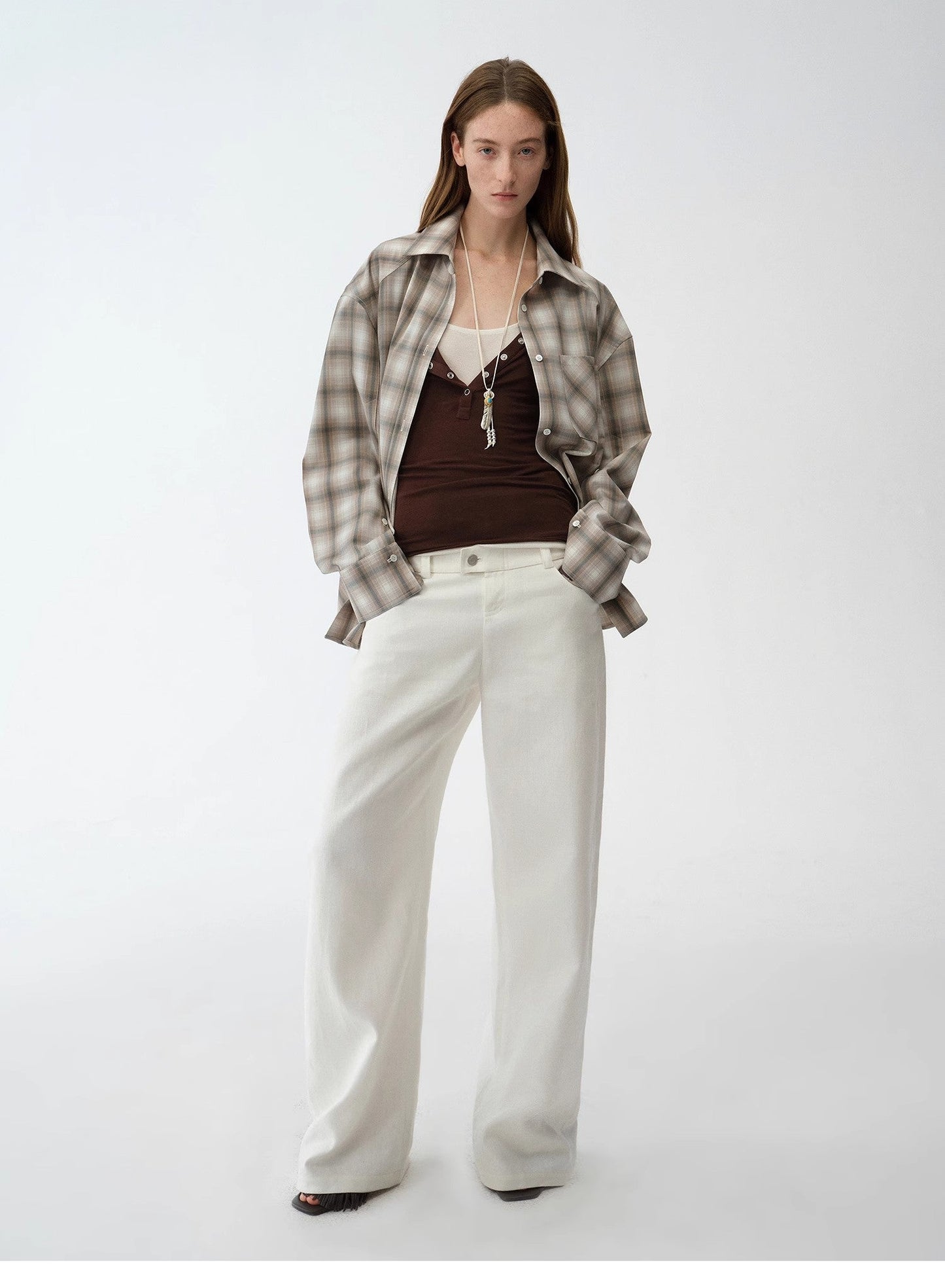 Weiss Love Letter Linen Scimitar Pants