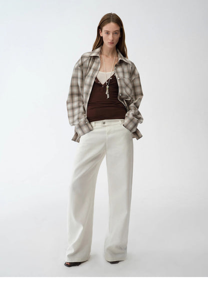 Weiss Love Letter Linen Scimitar Pants