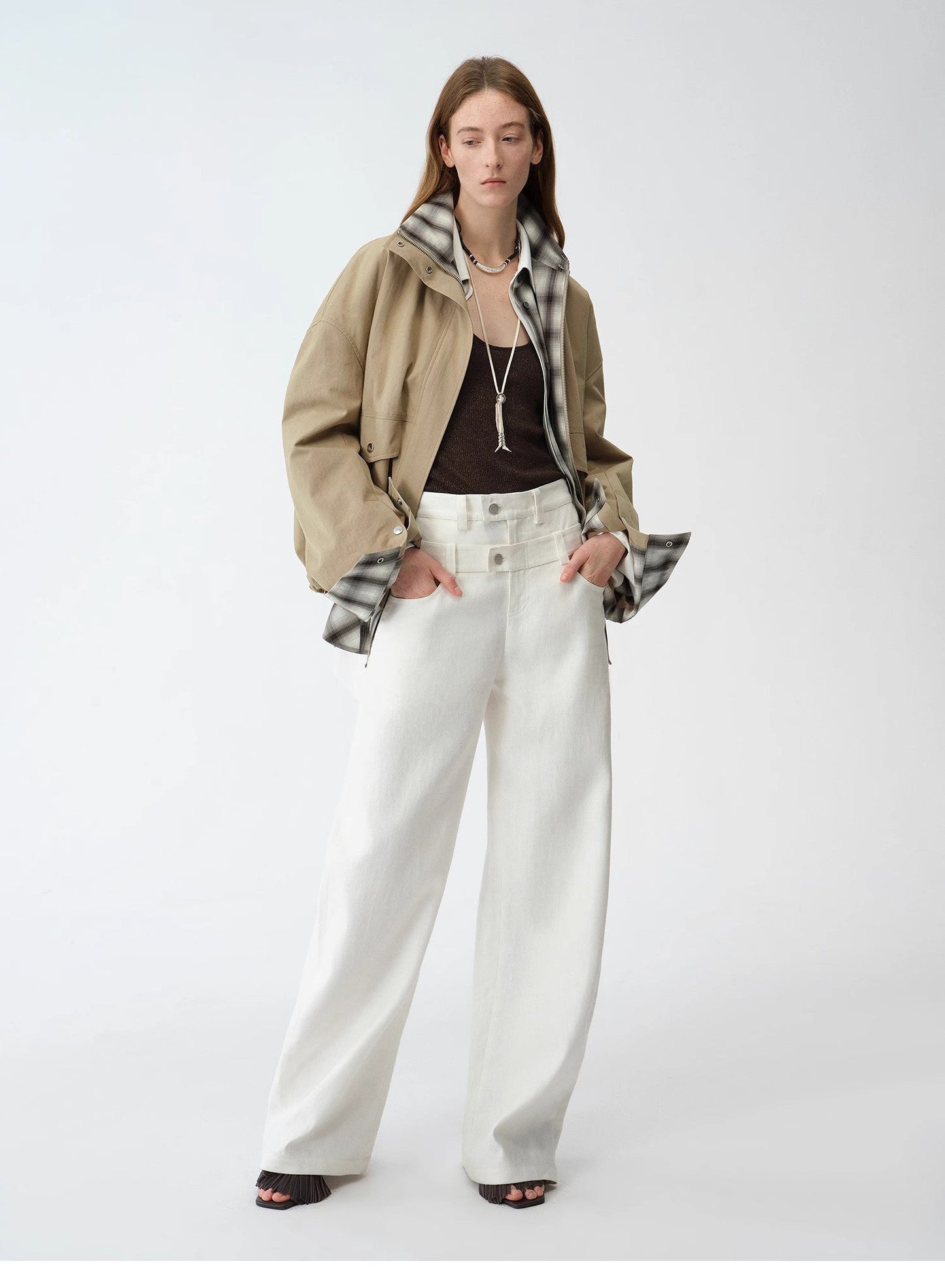 Weiss Love Letter Linen Scimitar Pants