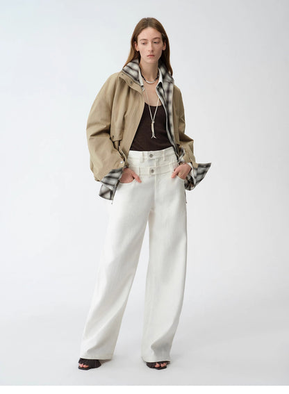 Weiss Love Letter Linen Scimitar Pants