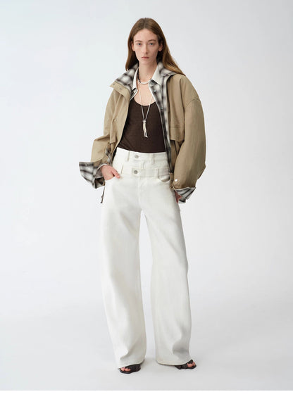 Weiss Love Letter Linen Scimitar Pants