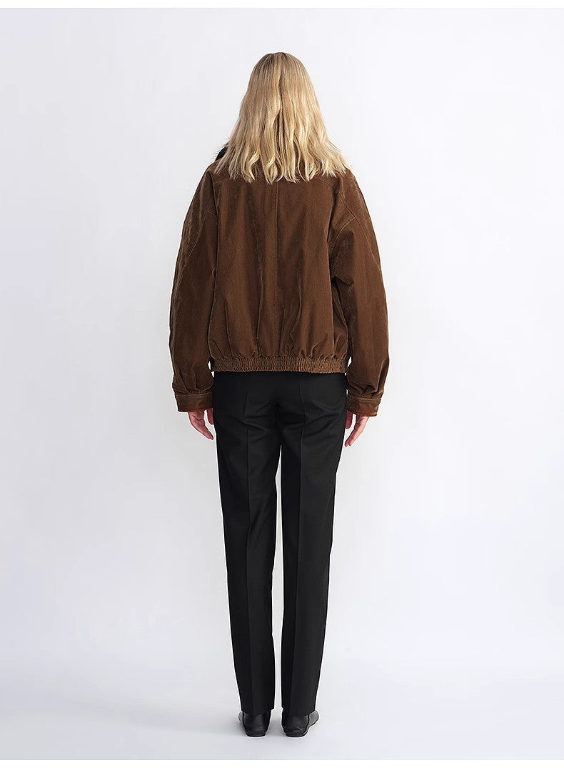 Loose Parka With Detachable Raccoon Fur Collar – Retro Chic Winter