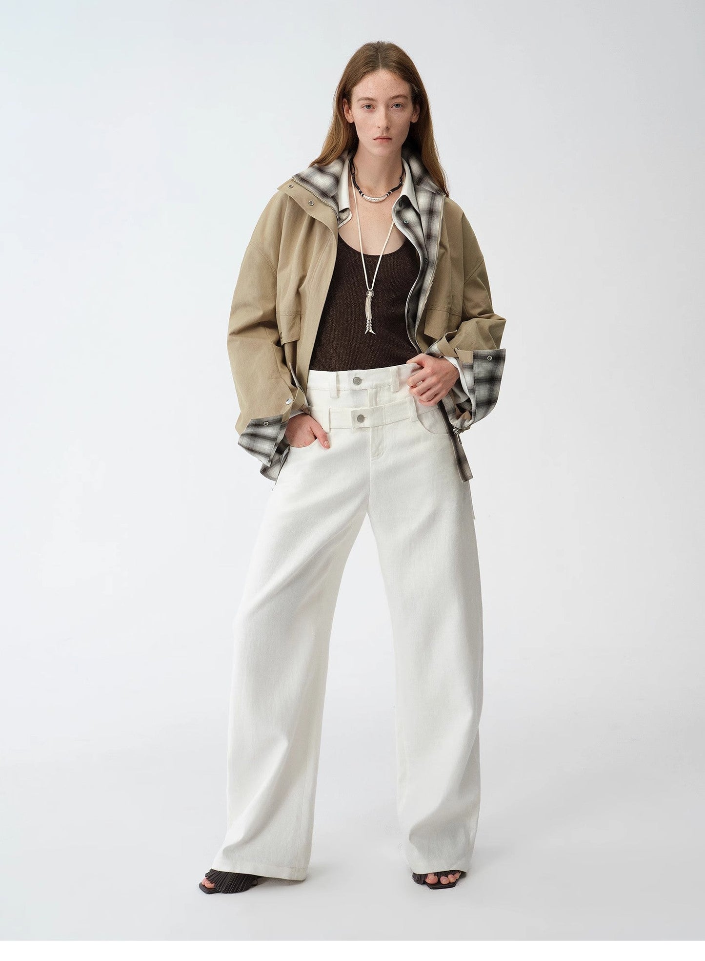 Weiss Love Letter Linen Scimitar Pants
