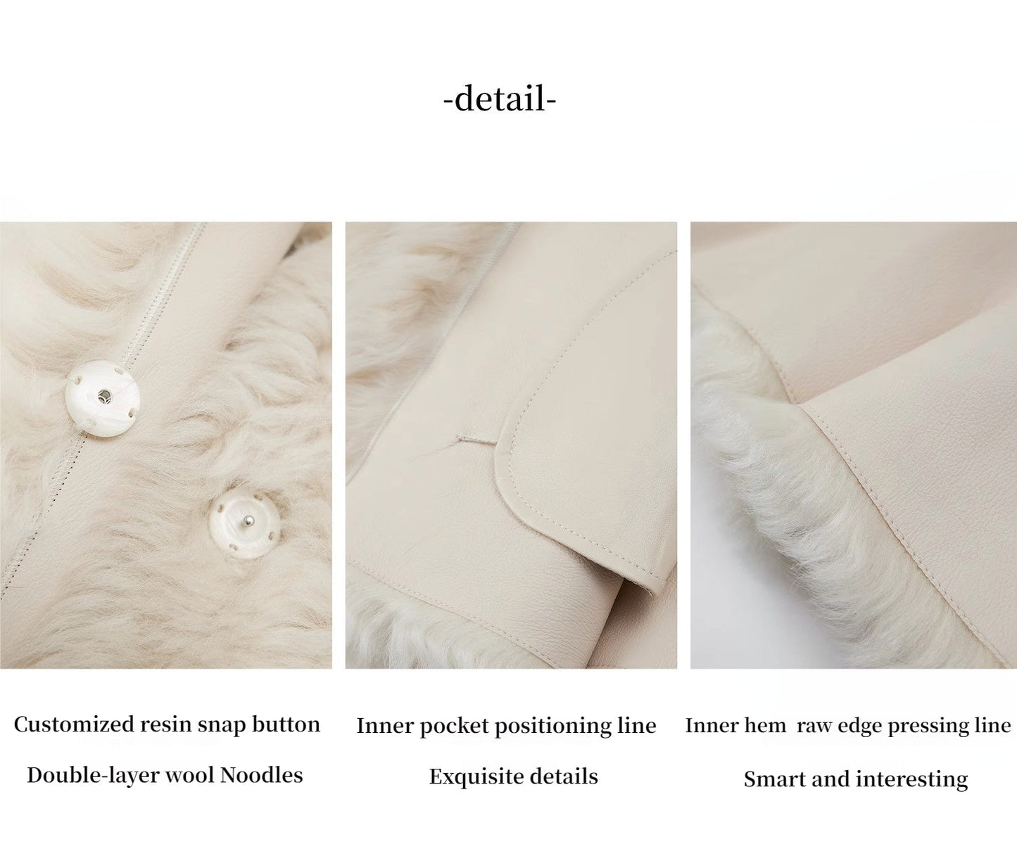 Sea of Love Accompaniment Casual Stand-Up Collar Tuscan Sheepskin