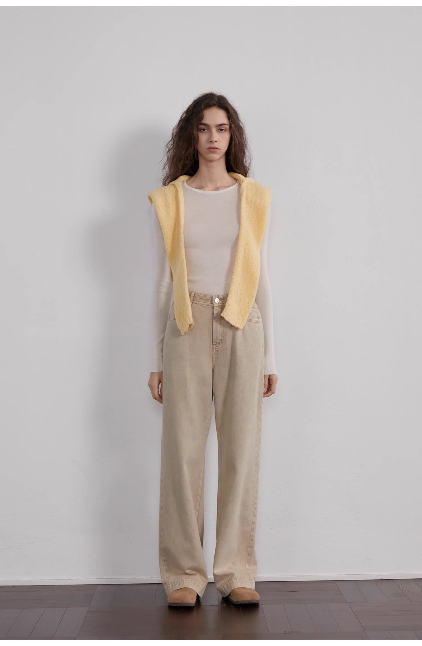 Vintage Washed Straight-Leg Denim – Timeless Streetwear Chic