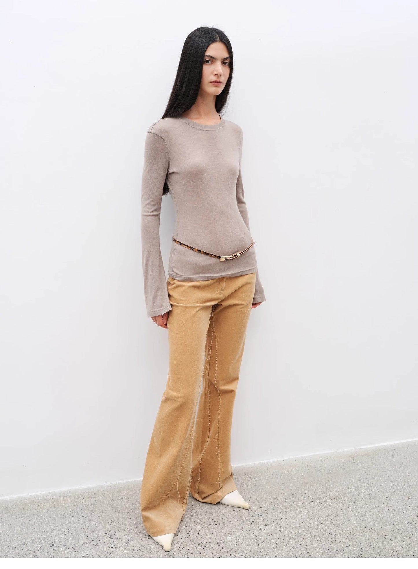 Road to Extraordinary Retro Corduroy Flared Trousers