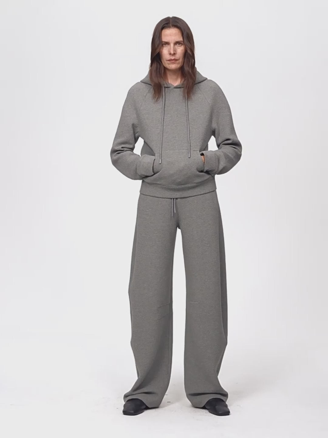 Casual Life Textured Cotton Hoodie