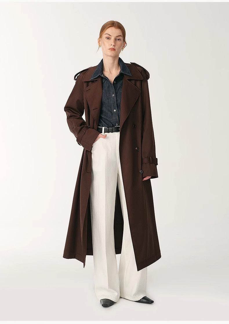 Customized Cotton Fabric Skin-Friendly Washed Drape Versatile Wide-Leg Jeans