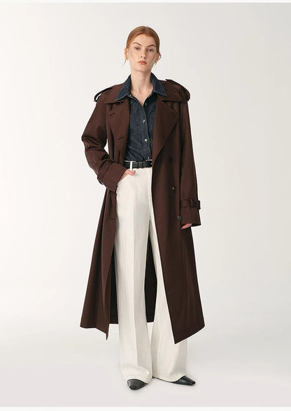 Customized Cotton Fabric Skin-Friendly Washed Drape Versatile Wide-Leg Jeans