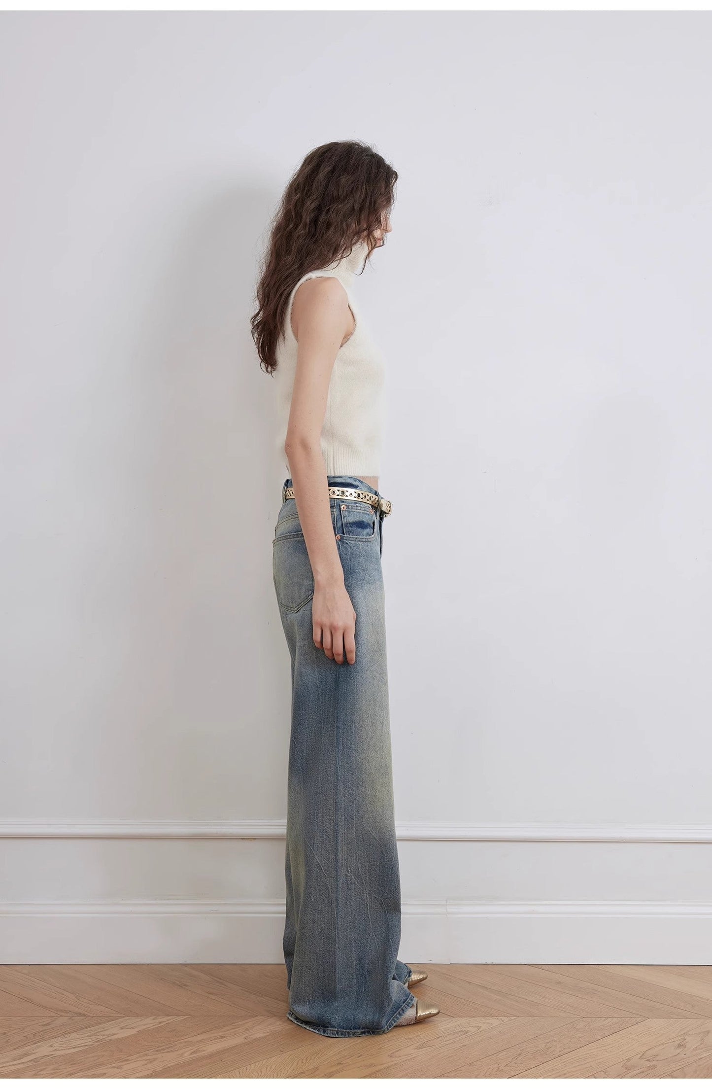 Wide-Leg High-Waist Cotton Pants – Relaxed Street Chic