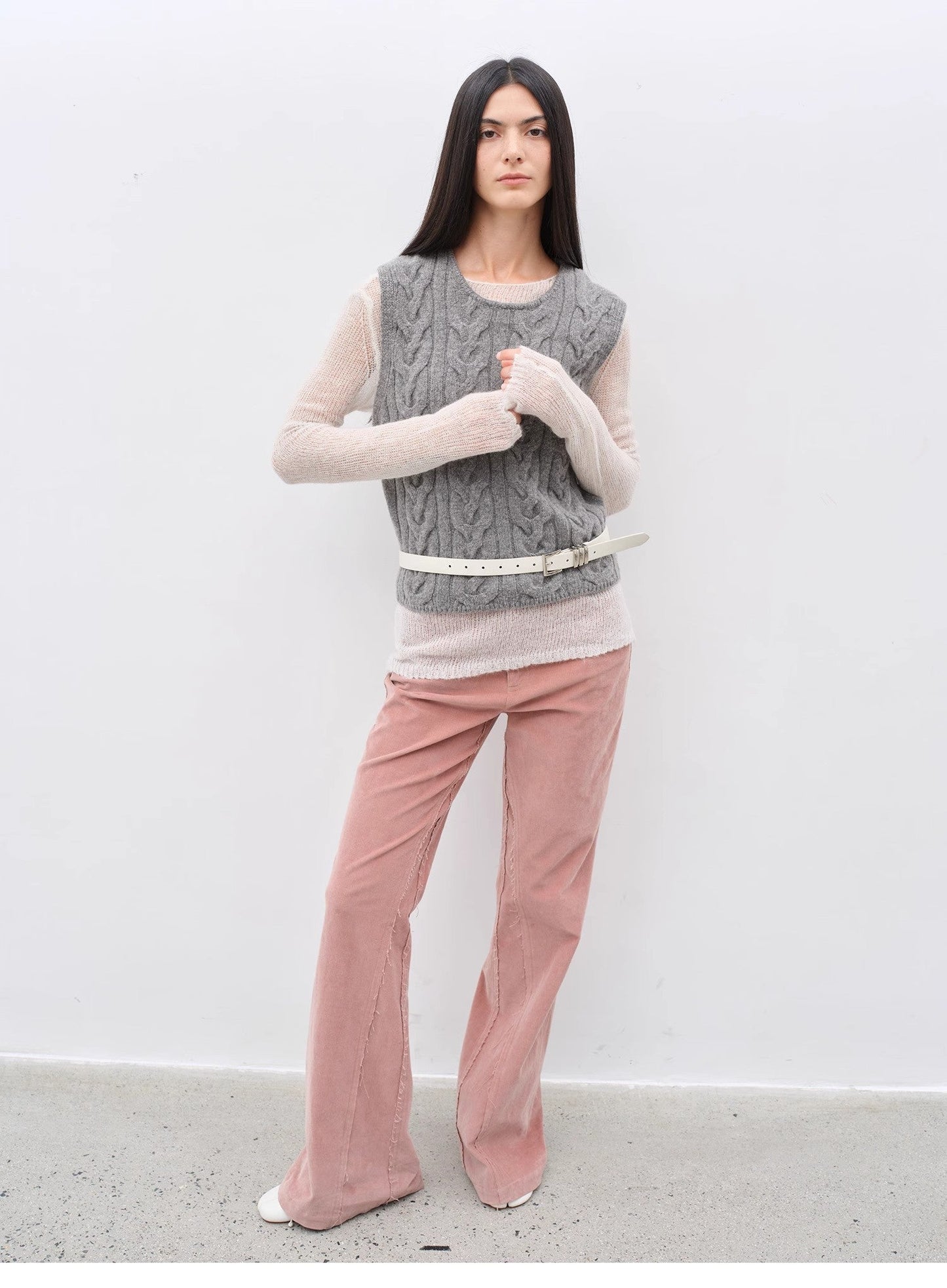 Road to Extraordinary Retro Corduroy Flared Trousers