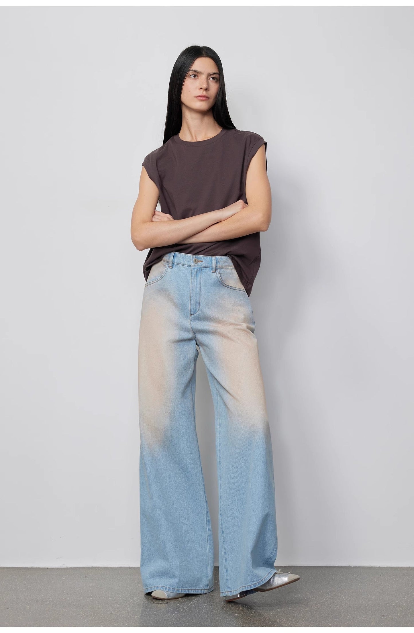 Wantful Low-Waist Flared Jeans – Elegant Bootcut Denim