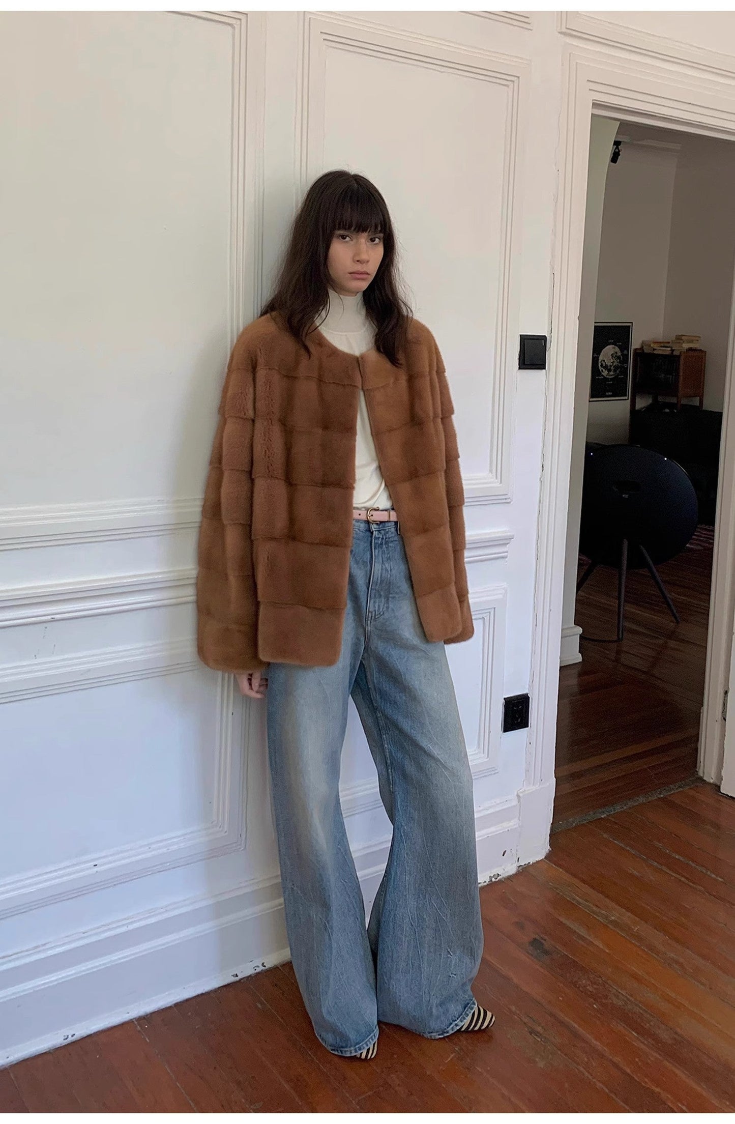 Wide-Leg High-Waist Cotton Pants – Relaxed Street Chic