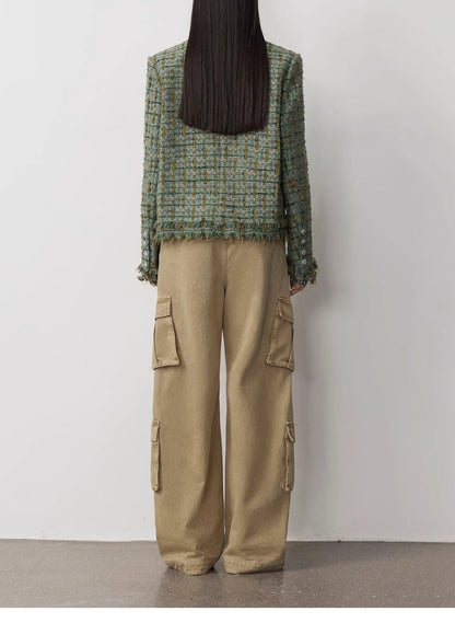 Nostalgic Wasteland Distressed Jeans – Urban Heavy-Wash Denim