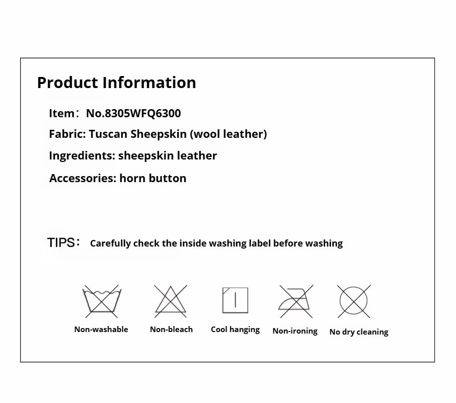 Fireladyfur Women's Reversible Standing Collar Tuscan Sheepskin Coat