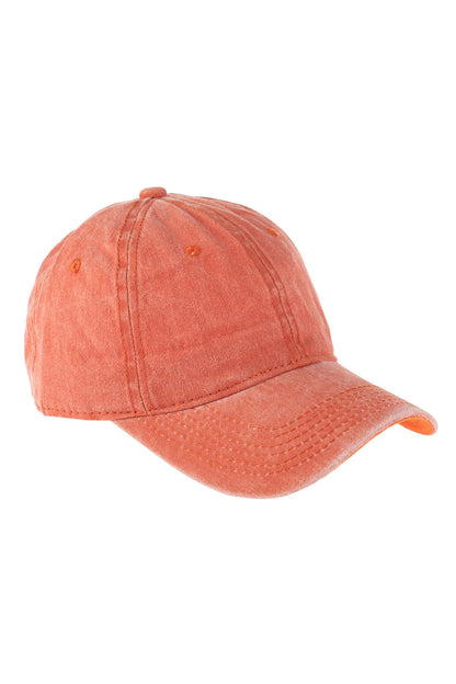 Acid Washed Baseball Cap