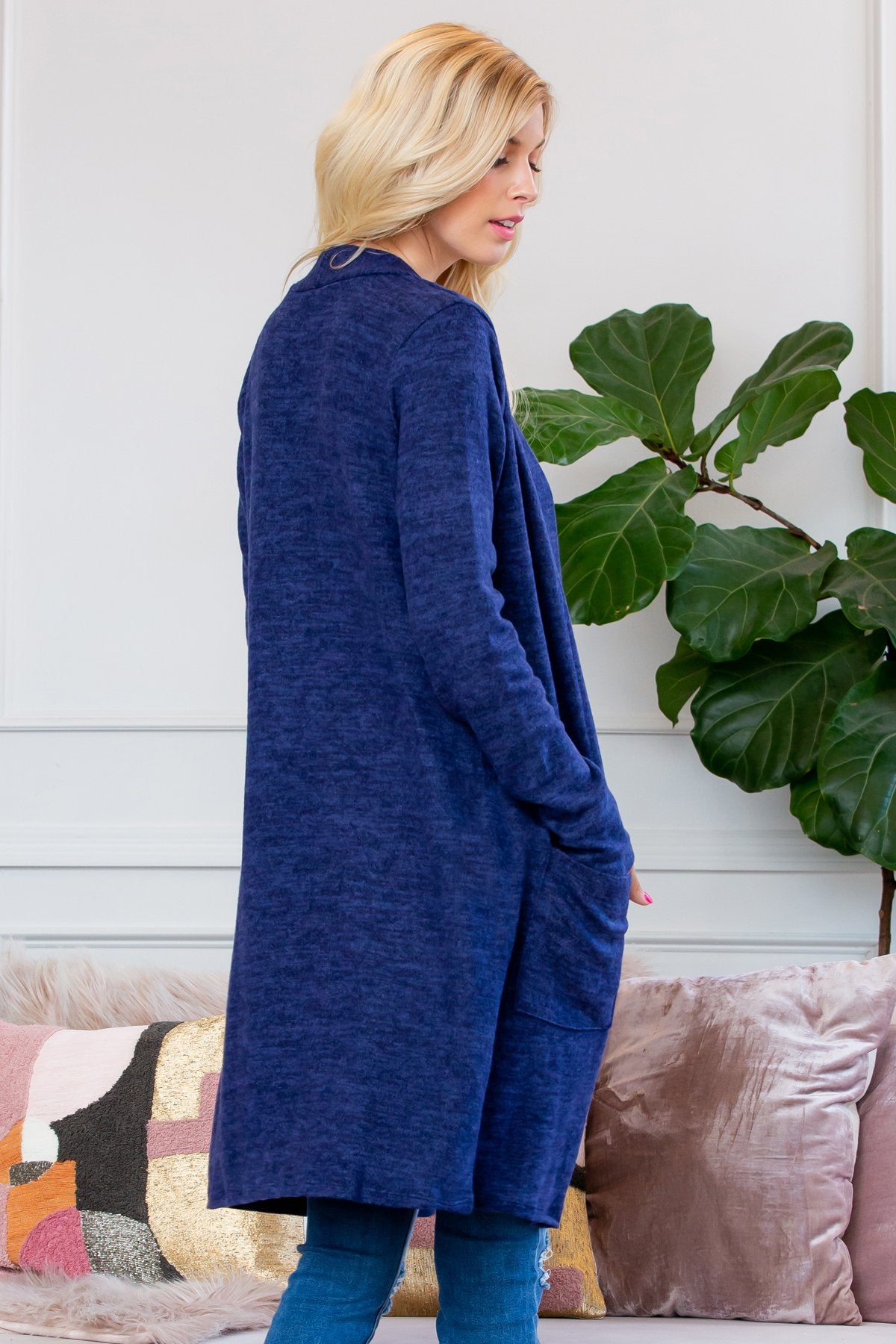 Brushed Pocket Cardigan – Cozy Everyday Layering