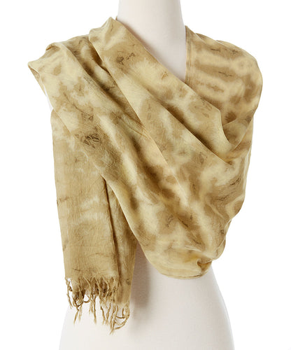 Awaken Organic Tie-Dye Scarf | 100% Organic Cotton Ayurvedic Hand-Dyed Shawl