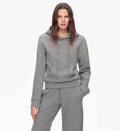 Casual Life Textured Cotton Hoodie