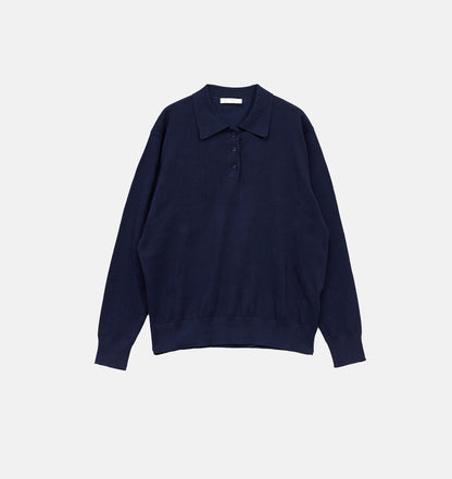 "Library Diary" Machine Washable Wool Polo Neck Top
