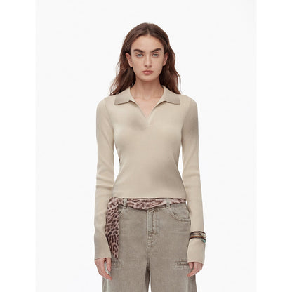 Sfumato Merino Wool Polo Sweater