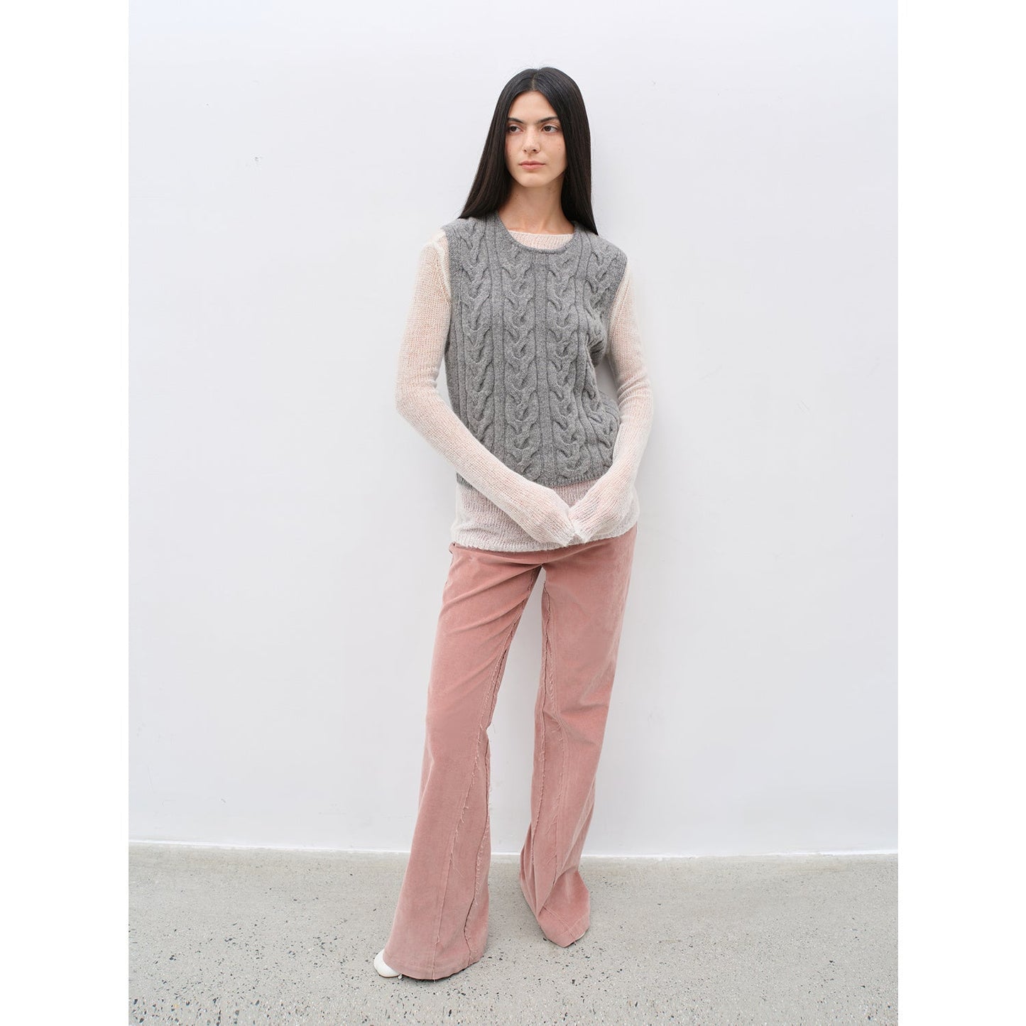 Road to Extraordinary Retro Corduroy Flared Trousers