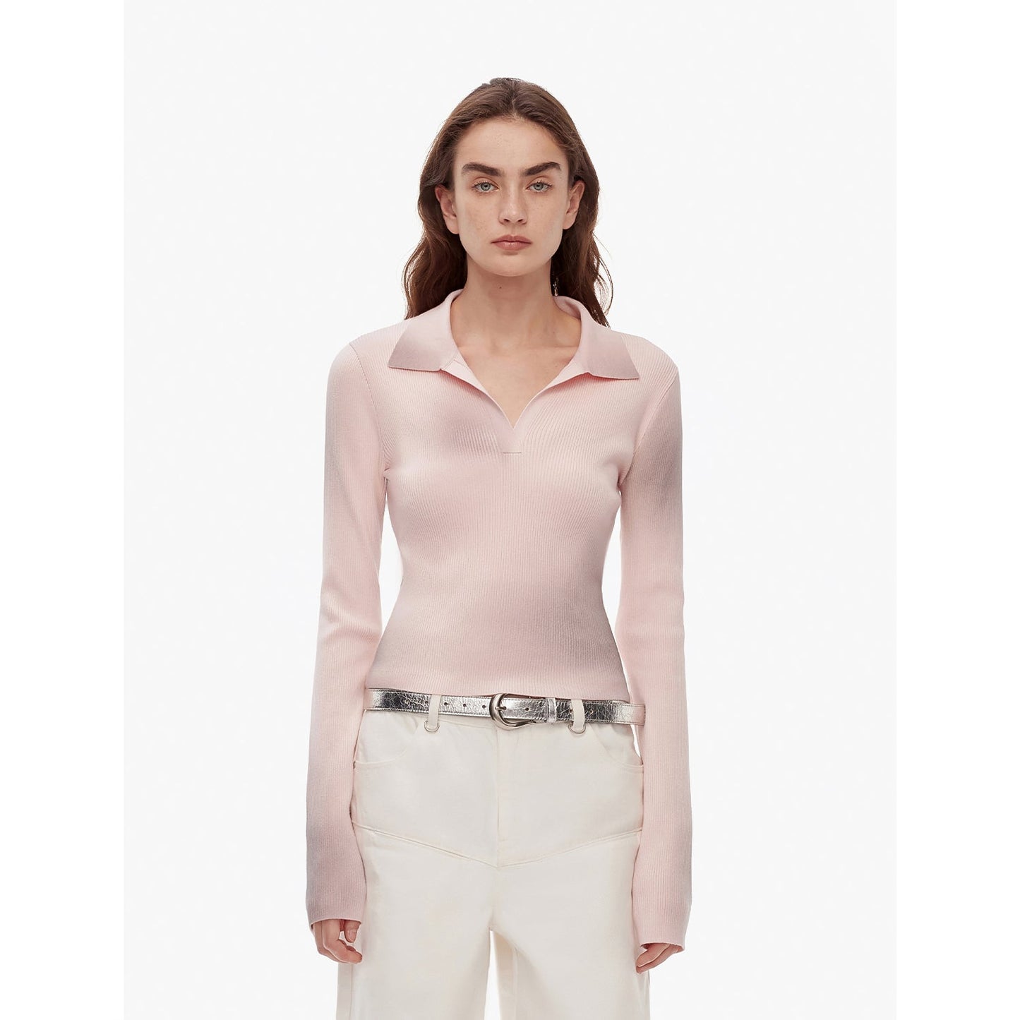 Sfumato Merino Wool Polo Sweater