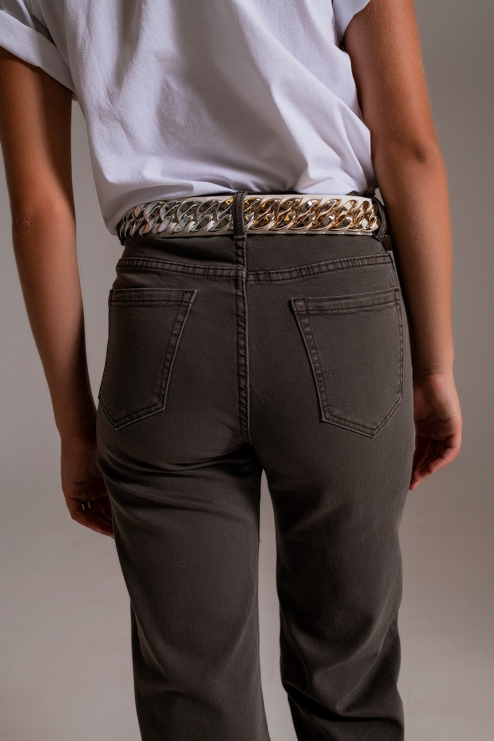 Cropped Wide-Leg Jeans – Effortless Grey Chic