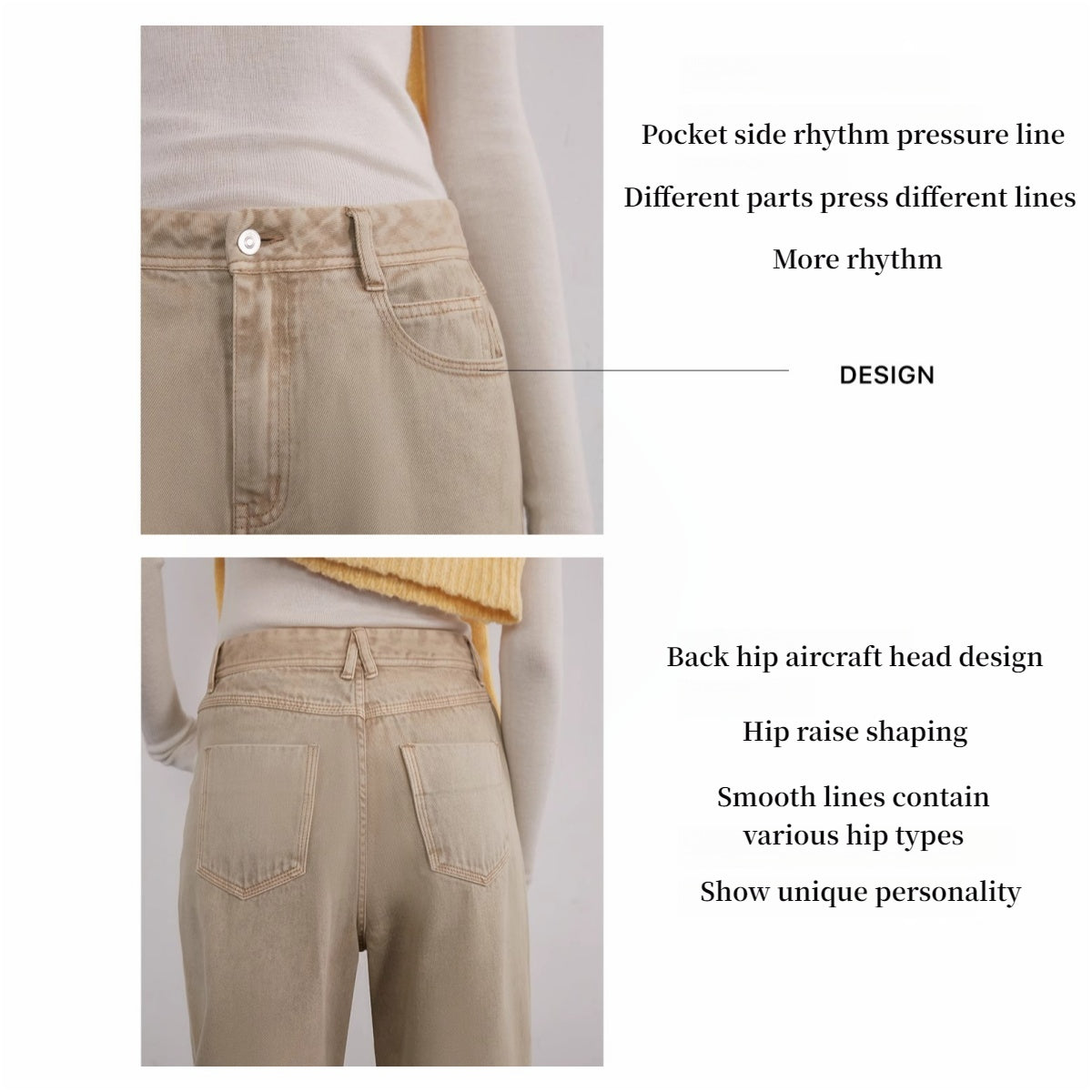 Vintage Washed Straight-Leg Denim – Timeless Streetwear Chic